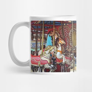 Little Girl on Merry-Go-Round Mug